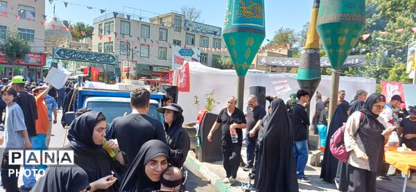 پیاده رویی جاماندگان اربعین  حسینی در کرج 