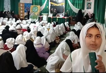 دبستان شهید میرشمسی میزبان پاسداران ایثارگر در اعیاد شعبانیه