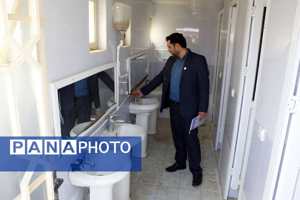 مانور بازگشایی مدارس در شهرستان گرمه 