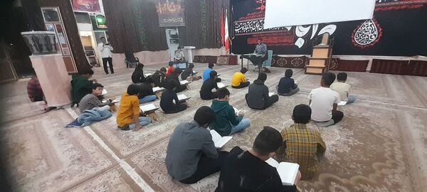 جلسه قرآنی و آموزش تخصصی قرائت قرآن کریم شهدای فدافن