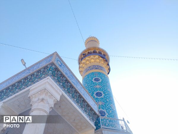 قاب های دیدنی از حرم سید محمد(ع) عموی حضرت صاحب‌الزمان(عج) در شهر بلد عراق