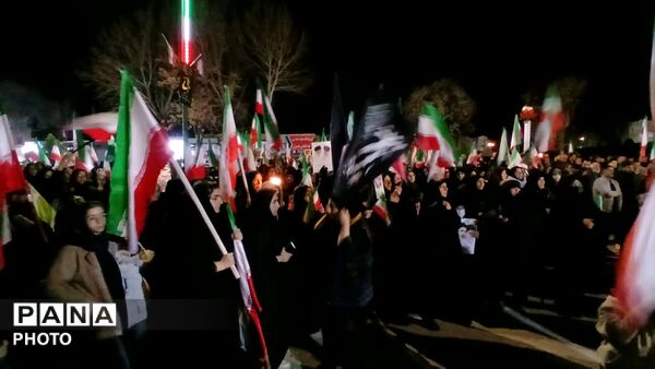 مراسم چهلمین روز شهادت رهبر شهید انقلاب اسلامی در منطقهٔ خزل
