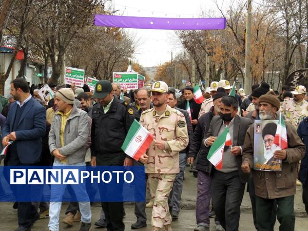 حضور پرشور مردم غلامان در راهپیمایی ۲۲ بهمن