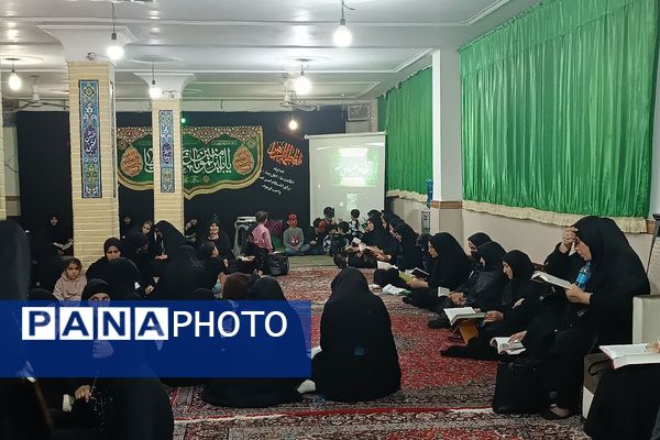 برگزاری مراسم شب قدر در حسینیه بیت الرباب قیامدشت ری 