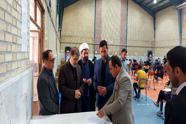 بازدیدهای ستادی از حوزه‌های برگزاری امتحانات نهایی در شهرستان فاروج 