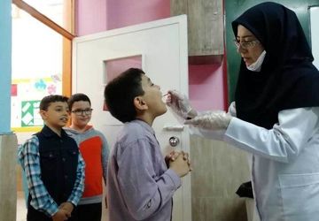 برگزاری پویش ملی سلامت دهان و دندان در دبستان دخترانه آصف تهران
