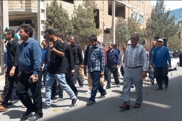 حضور پرشور مردم نصیر شهر در راهپیمایی محکومیت جنایت صهیونیست‌ها 