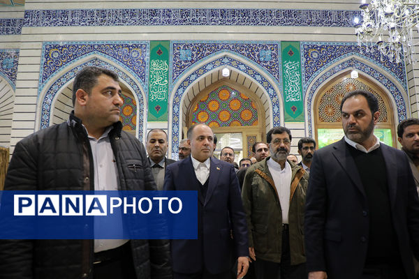 تشرف وزیر جهاد کشاورزی به زیارت حرم حضرت معصومه(س)