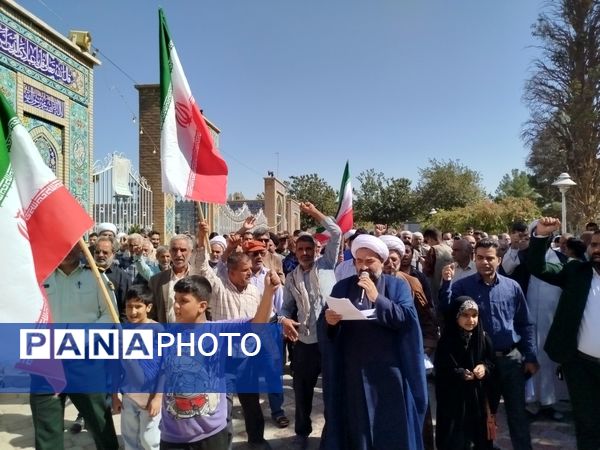 خروش مردم کاشمر در «جمعه خشم»؛ از امامزاده سید حمزه (ع) تا گلزار شهدا