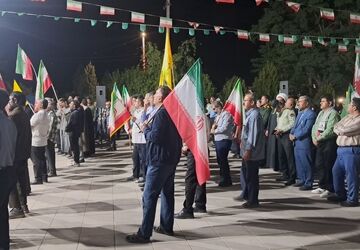 نود و دومین اجتماع گسترده مردمی در چهارباغ