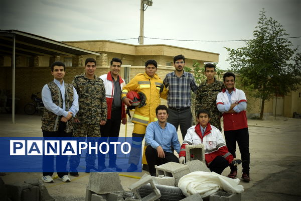  مانور زلزله در تنگستان 