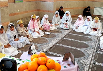 ورود به سن تکلیف با جشن و شادی در مدرسه شهیدمردانپور معمولان
