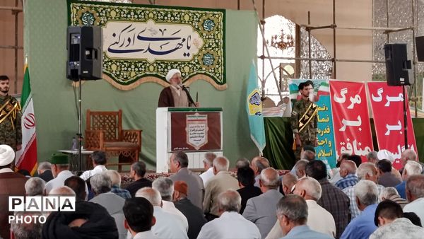 نماز عبادی سیاسی جمعه در شهرستان کاشمر 