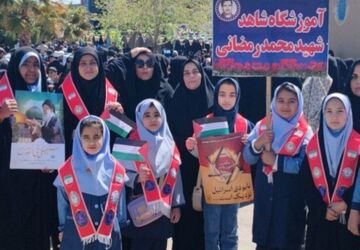 برگزاری راهپیمایی باشکوه روز قدس در شهرستان بردسکن