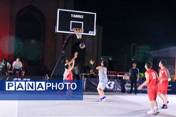 دومین روز مسابقات بسکتبال ۳در۳ در تبریز 