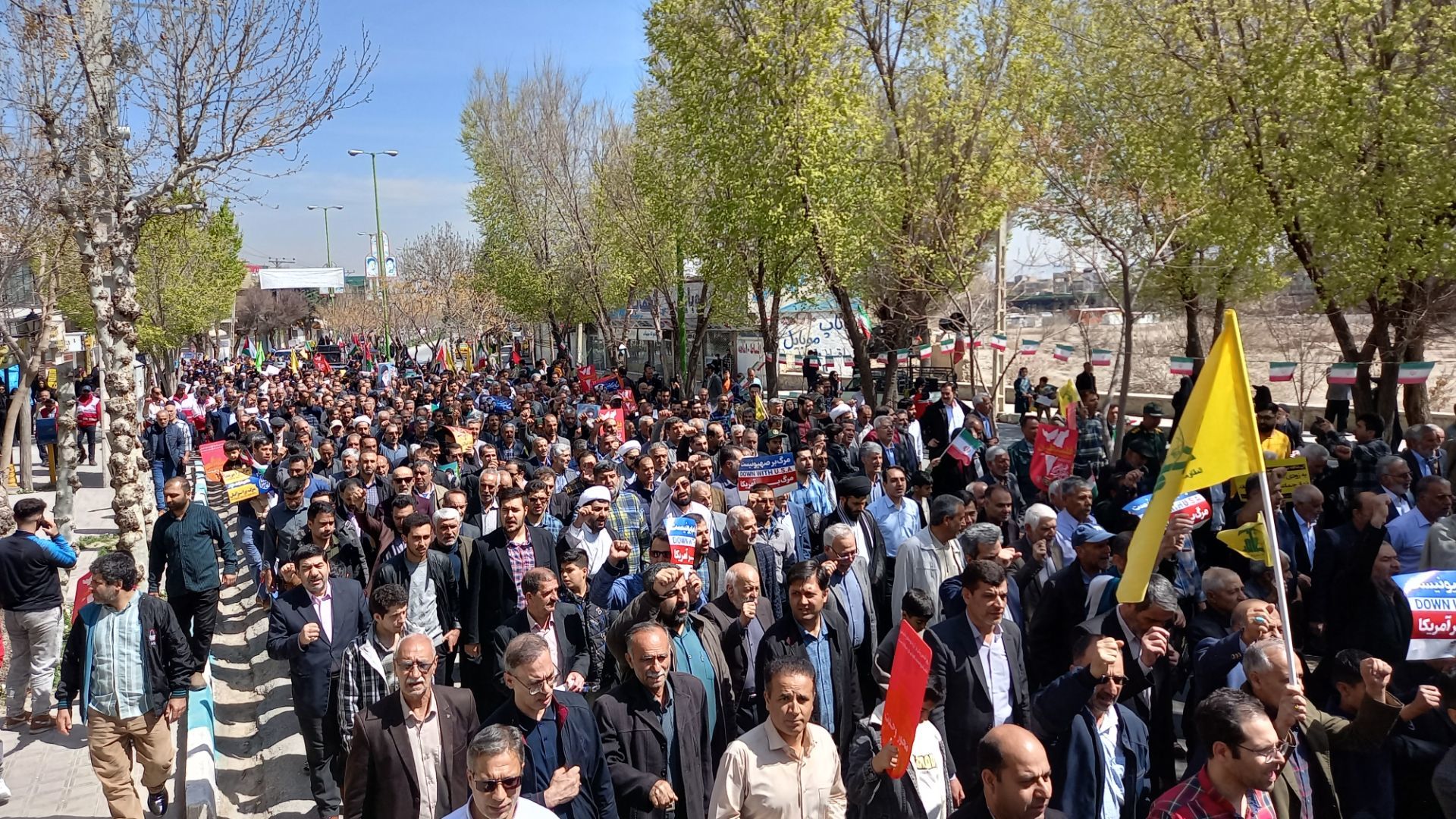 حضور پرشور مردم فلاورجان در راهپیمایی روز قدس
