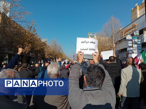 راهپیمایی میثاق با ولایت و محکوم نمودن اغتشاشات گروه های تروریستی در کاشمر