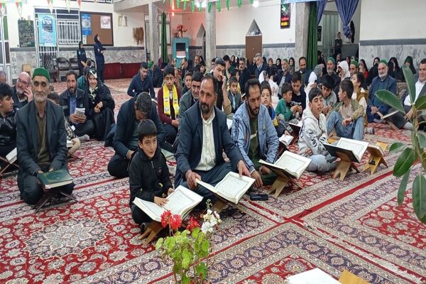 محفل انس با قرآن کریم  در مسجد جامع شهر بار نیشابور 