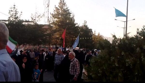 حضور پرشور دانش‌آموزان بیرجندی در اجتماع غدیر