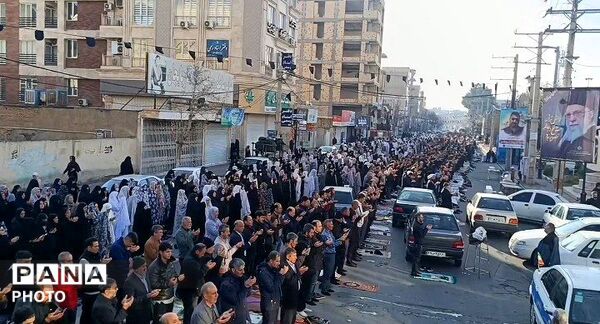 برپایی نماز عید سعید فطر در مشکین دشت  کرج 