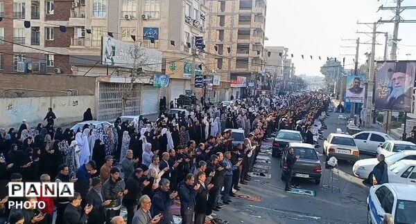 برپایی نماز عید سعید فطر در مشکین دشت  کرج 