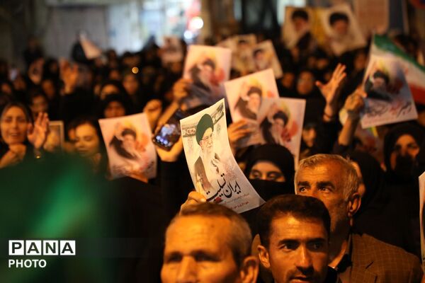  ادای احترام به ارتحال رهبر معظم انقلاب در شهرستان لنده 