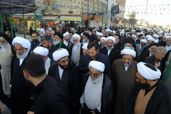 تشییع همسر آیت الله شبیری زنجانی در قم