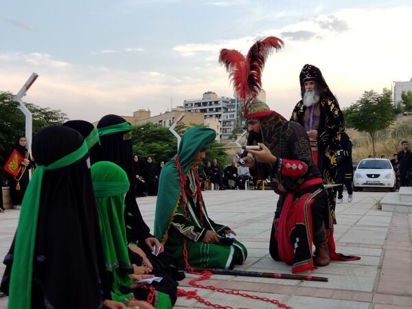 مراسم نمادین اربعین و سوگواری حضرت اباعبدالله الحسین(ع)