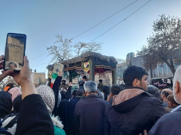 راهپیمایی و تشییع شهدای امنیت نیشابور