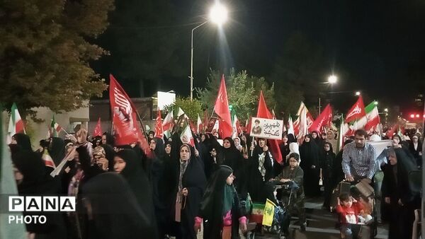 رزمایش «جان‌فدا»؛ نمایش آمادگی مردم نیشابور برای دفاع از کشور