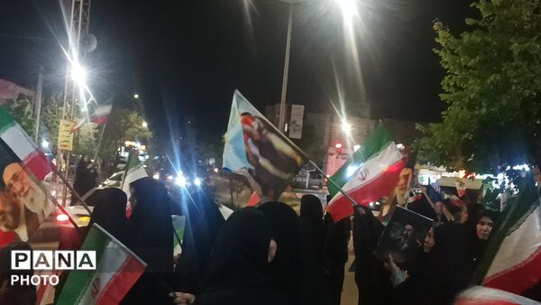 چهل و پنجمین شب از تجمعات مردمی در بی بی شطیطه شهرستان نیشابور 