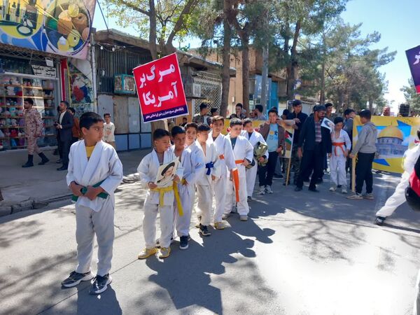 راهپیمایی باشکوه روز جهانی قدس در شهرستان خلیل‌آباد