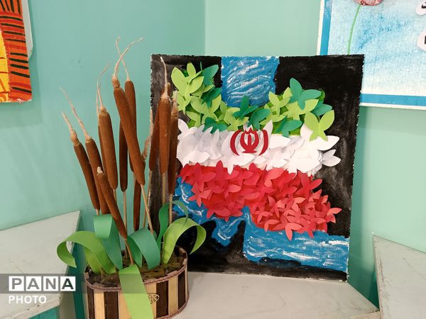 فردوسی در قاب هنر کودکان فارسان