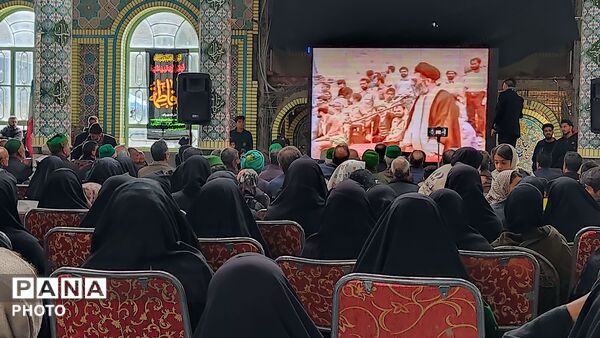 مراسم گرامیداشت چهلم امام شهید در گلزار شهدای  شهر بار نیشابور-۱