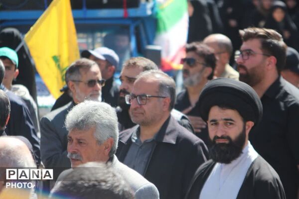 تشییع باشکوه پیکر مطهر شهید والامقام احسان اسفندیار در فیروزکوه