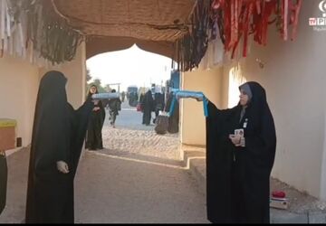 بازدید دختران دانش‌آموز قم از سد کرخه و منطقه عملیاتی فتح المبین