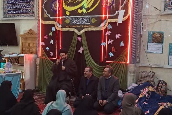 مراسم اختتامیه اعتکاف دانش آموزی در ناحیه دو شهرری 