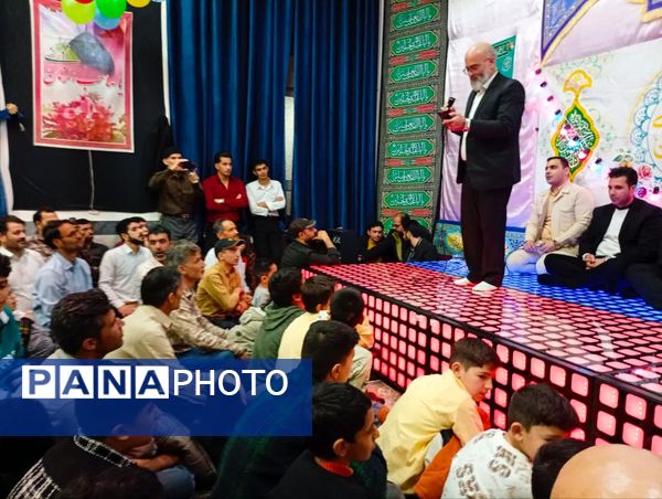 جشن ولادت حضرت مهدی (عج) در روستای فدافن