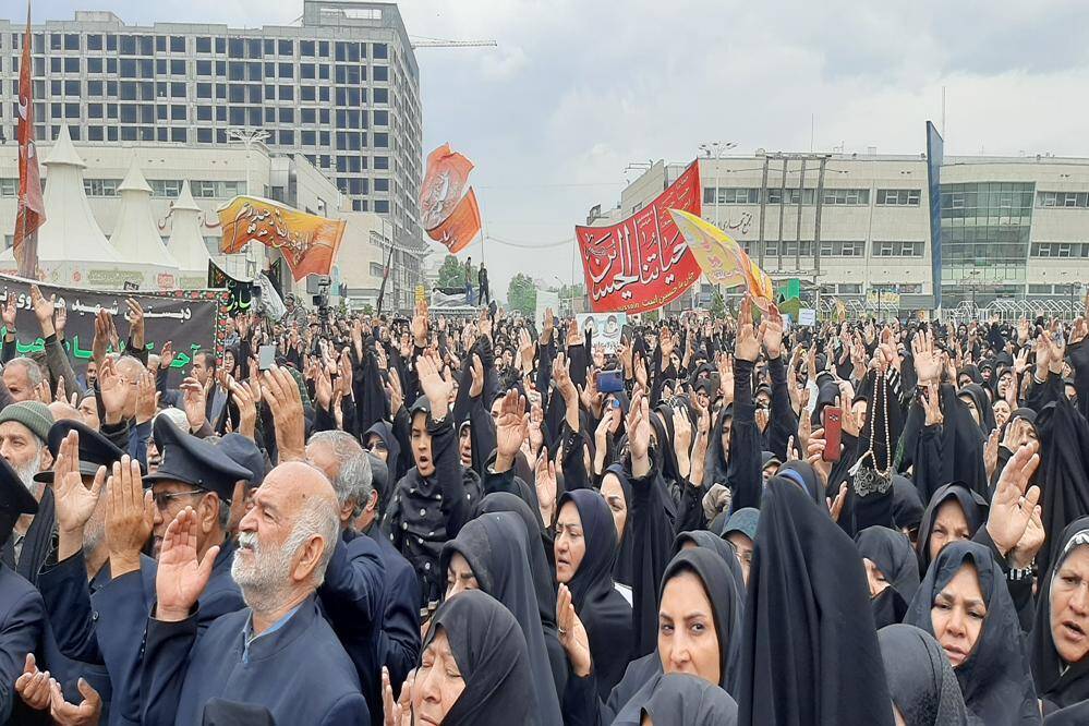 تشیع پیکر شهید مجید شخصی در مشهد