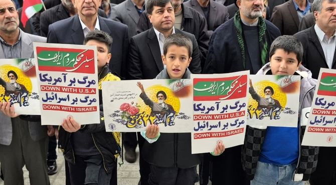 راهپیمایی یوم الله ۲۲ بهمن در شهرستان چوار 