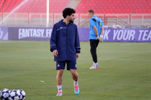 تمرین بازیکنان تیم تراکتور پیش از بازی با الوحده امارات