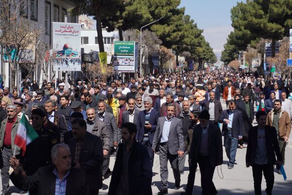 طنین فریاد قدس در خیابان‌های تربت حیدریه 