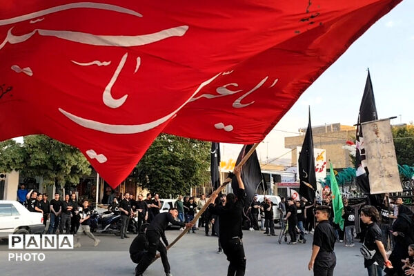 سوگ و ارادت عزاداران حسینی در شهر صغاد