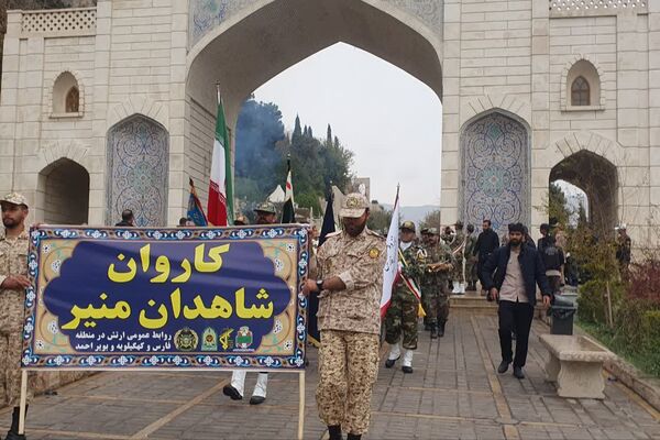 تشییع پیکر پاک و مطهر شهدای گمنام در شیراز 