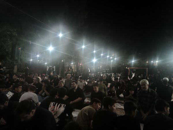 شب اول ماه محرم در هیئت باقرالعلوم نیشابور 