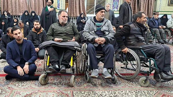 تشییع جانباز شهید دکتر موسی میرشکار در مشهد