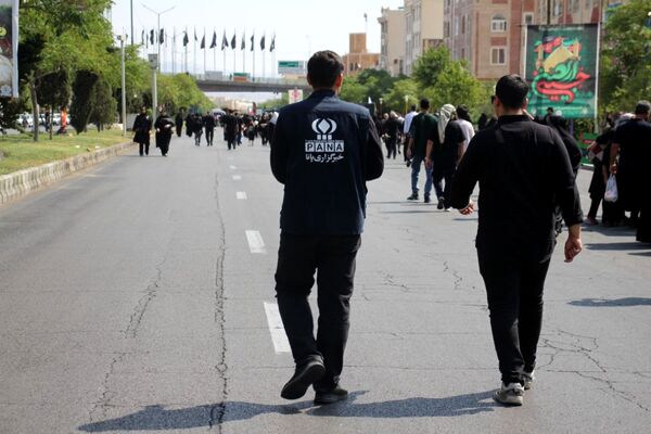 راهپیمایی دلدادگان حسینی در شهرستان سمنان