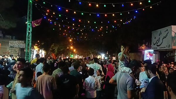جشن میلاد امام رضا (ع) در مسجد الرضای نیشابور 
