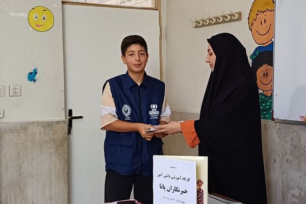 چهارمین کارگاه آموزشی و تقدیر از دانش‌آموز خبرنگاران منتخب پانا فیروزکوه