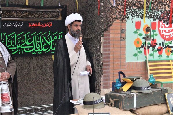 جلوه‌هایی از یادواره شهدا در دبستان استثنایی باغچه‌بان قم